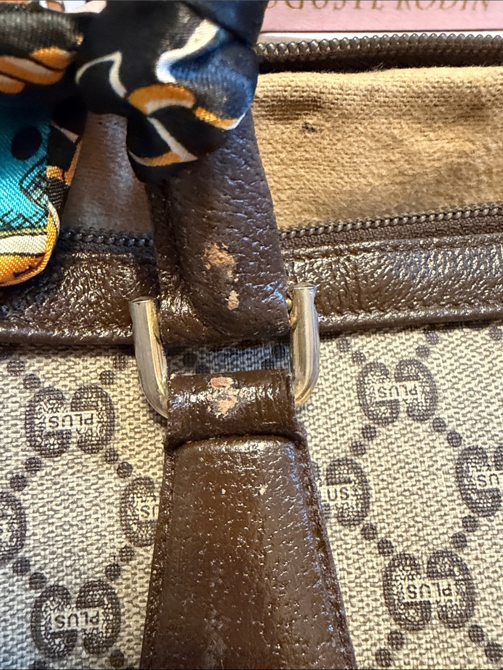 Gucci plus monogram vintage Boston - Picture 2 of 6